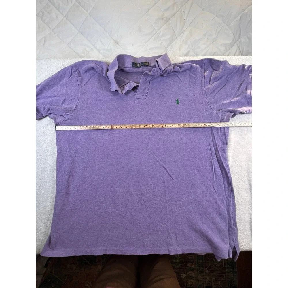 Polo Ralph Lauren 2XLT Purple Big Tall Pony Logo Short Sleeve Polo Shirt